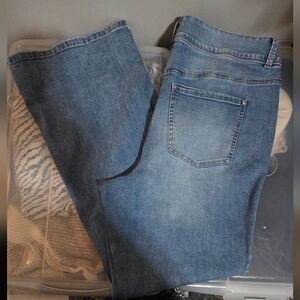 Maurices Everflex High-Rise Light Blue Flare Jeans